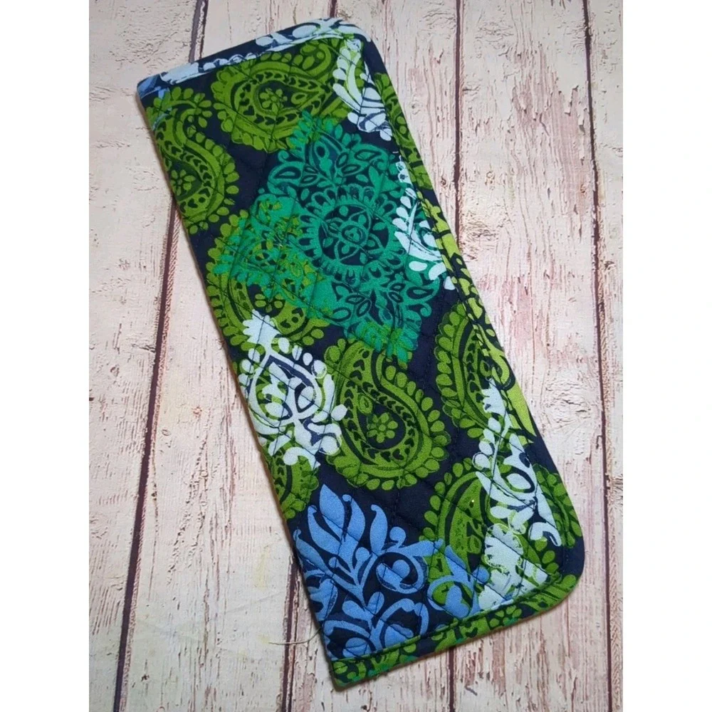 VERA BRADLEY Straighten Up Curling Iron‎ Cover Case Caribbean Sea (Retired)
